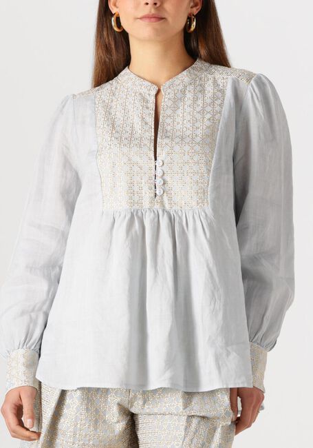 Lichtblauwe GREEK ARCHAIC KORI Blouses 440645 - large