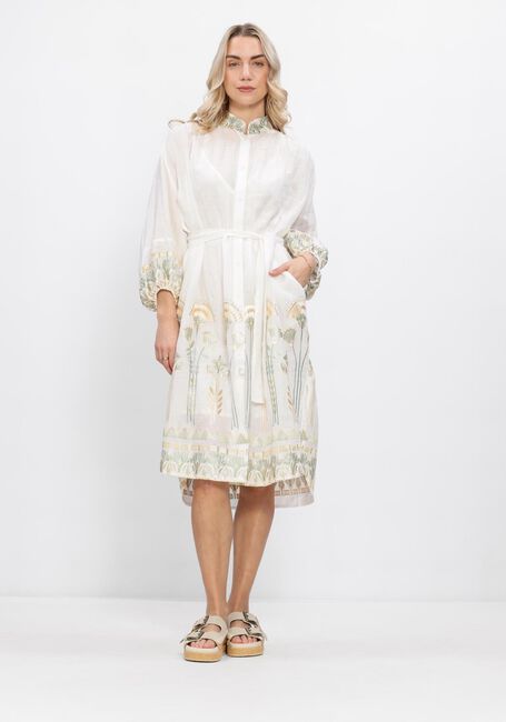 Gebroken wit GREEK ARCHAIC KORI Midi jurk S26K-4075057 - large