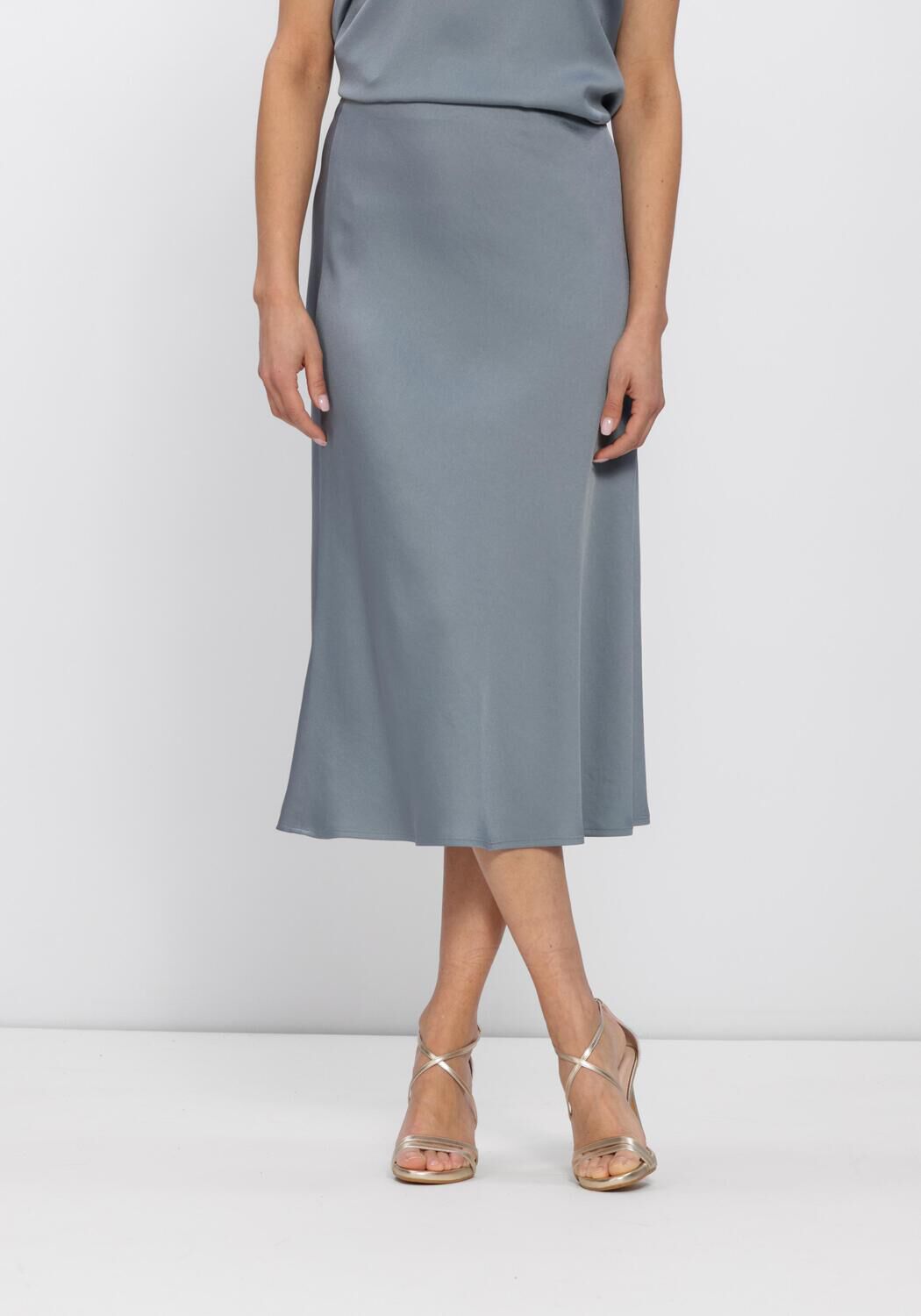 Drykorn Midirok Dames Ura, Maat: 29, Kleur: Grijs afbeelding 1