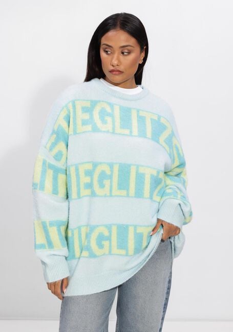 Blauwe STIEGLITZ Truien/vesten KEISHA KNITTED SWEATER - large