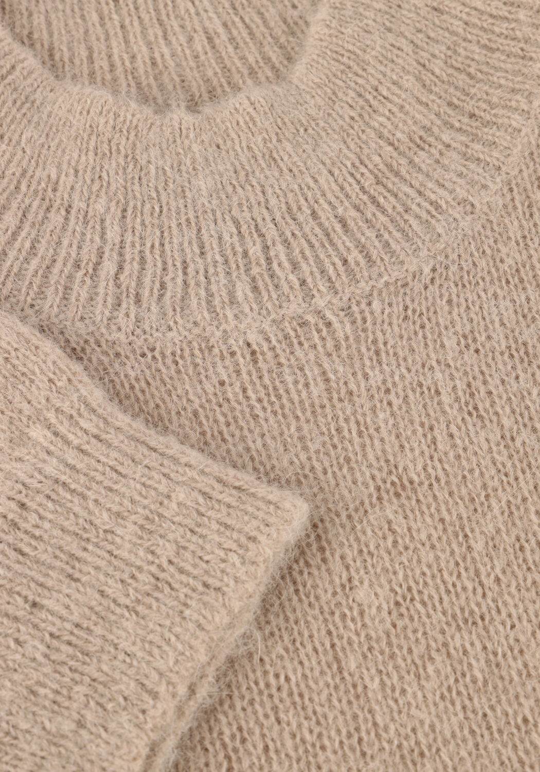 Taupe DANTE6 Trui AVIEL OPEN SHOULDER SWEATER - large