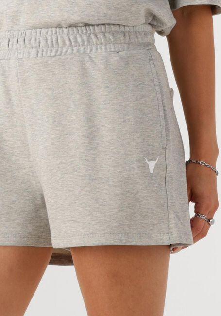 Lichtgrijze ALIX THE LABEL Korte broek LADIES KNITTED SWEAT SHORT - large