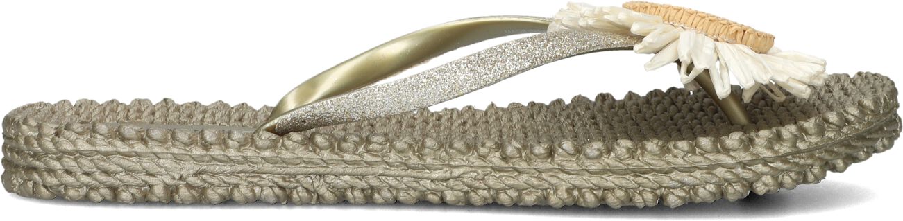 Ilse Jacobsen Teenslippers Dames Cheerful16f, Maat: 36, Materiaal: Rubber, Kleur: Zilverkleurig afbeelding 1