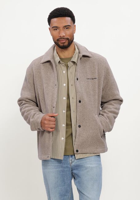Beige LAW OF THE SEA Overshirt LUMI - large