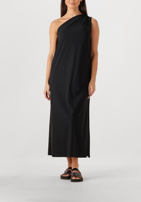 Zwarte PENN & INK Midi jurk DRESS ONE SHOULDER - large