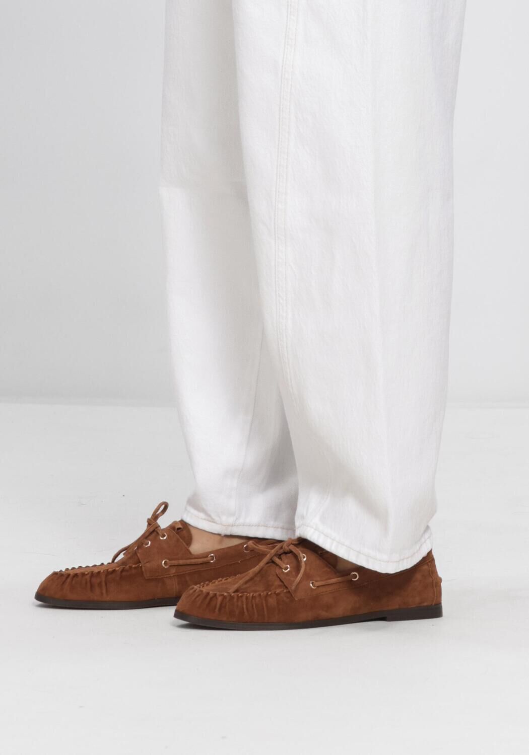 Camel NOTRE-V Loafers D25118-4153A - large