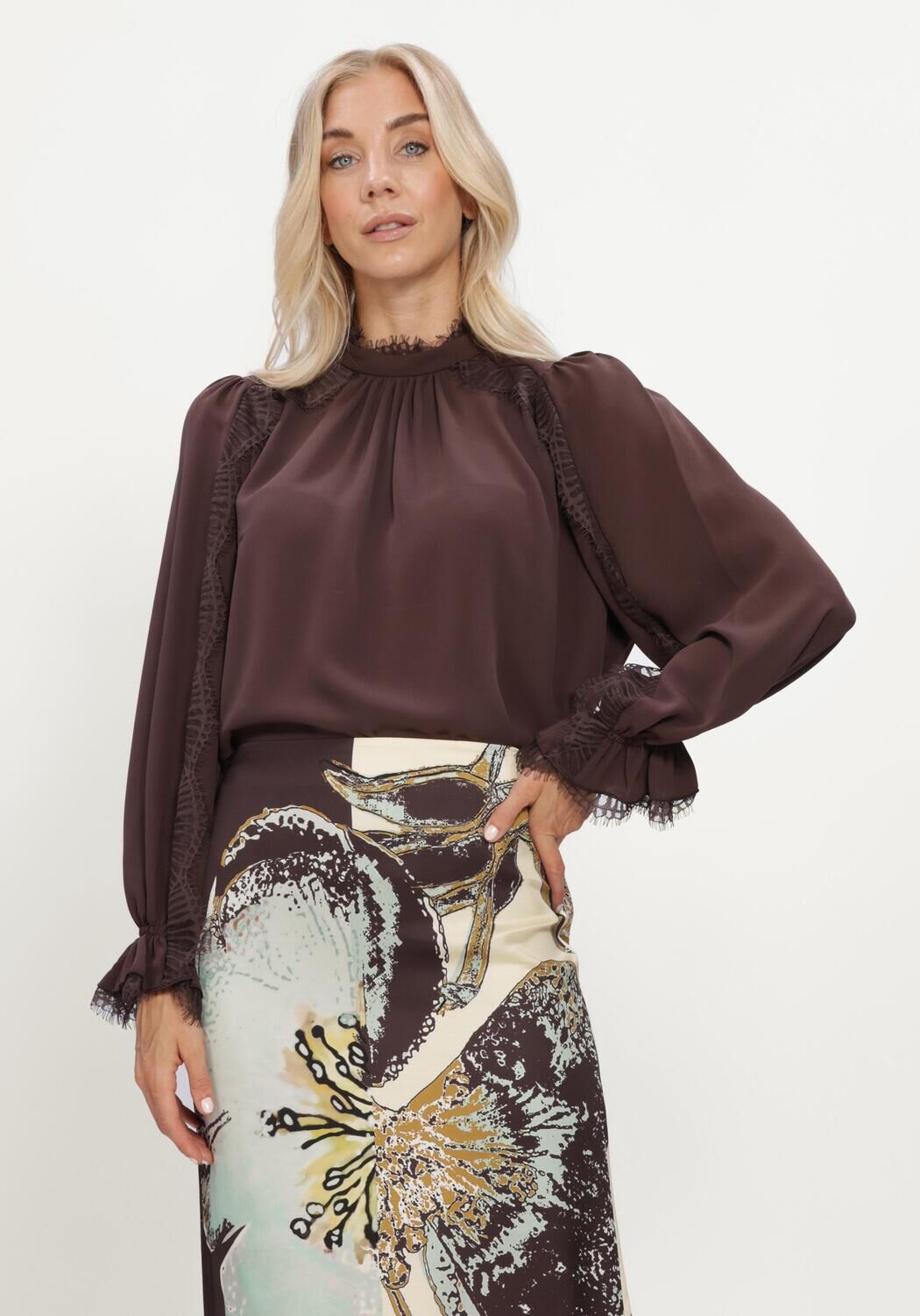 Bruine MARC CAIN COLLECTION Blouses BLOUSE - large