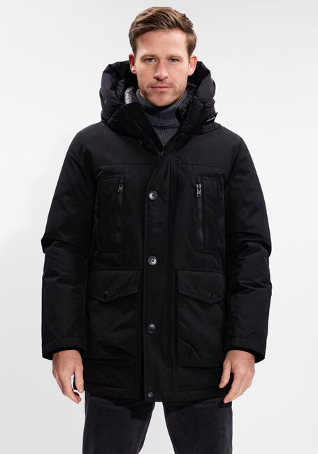 Zwarte WOOLRICH Gewatteerde jas RAMAR ARCTIC PARKA - large