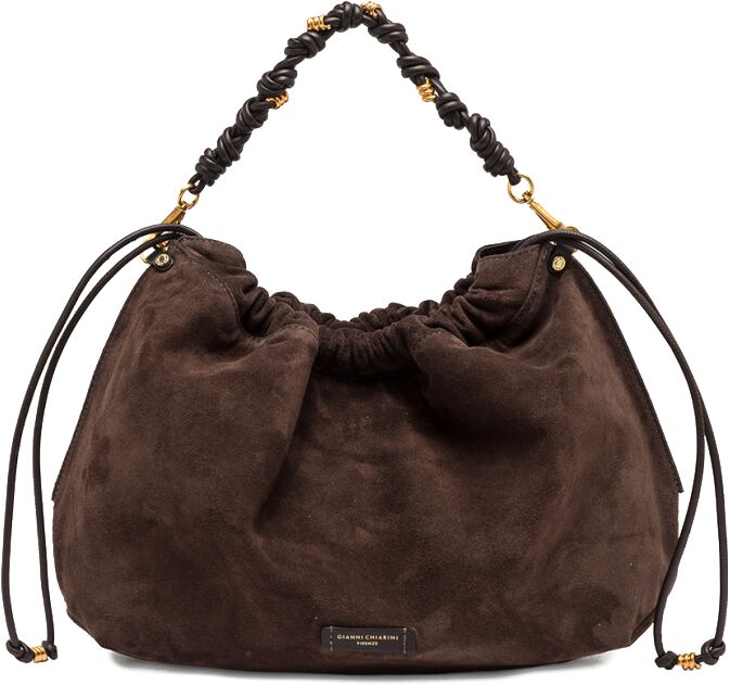 Gianni Chiarini Gianni Chiarini Schoudertas Dames Morgana / Bs 12260, Materiaal: Suède, Kleur: Bruin