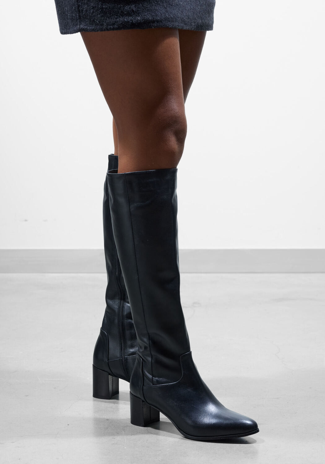 Zwarte LINA LOCCHI Hoge laarzen 8591 - medium