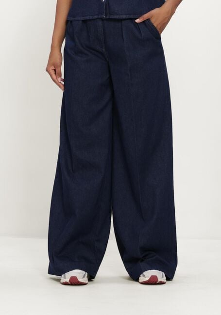 Donkerblauwe ANINE BING Wijde broek LOU TROUSER - large