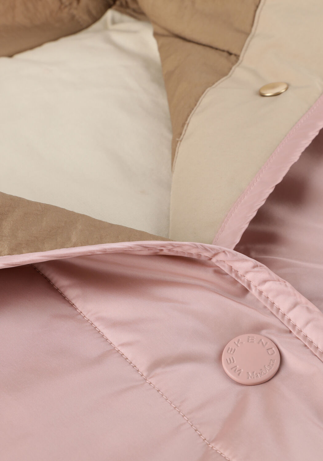 Roze MAX MARA Gewatteerde jas RONCO - large