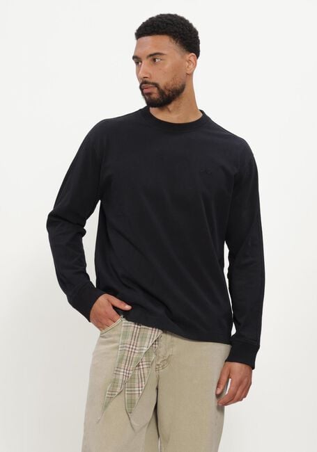 Zwarte OLAF HUSSEIN T-shirt SIGNATURE LS TEE - large