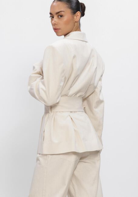Beige ROTATE Blazer LINEN SUITING BLAZER - large