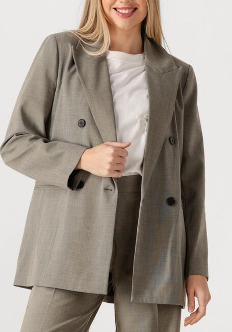 Beige HAUTE L'AMITIÉ Blazer NICOLE LOW TRIANGLE BLAZER - large