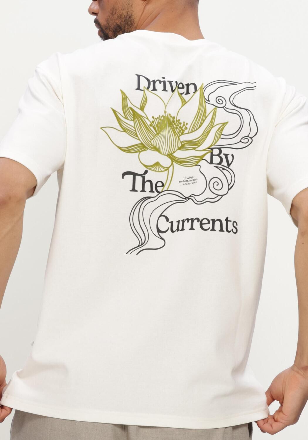 Witte LAW OF THE SEA T-shirt ANCHORED - large