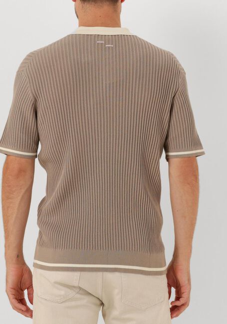 Bruine FILLING PIECES Polo FINE KNIT POLO - large