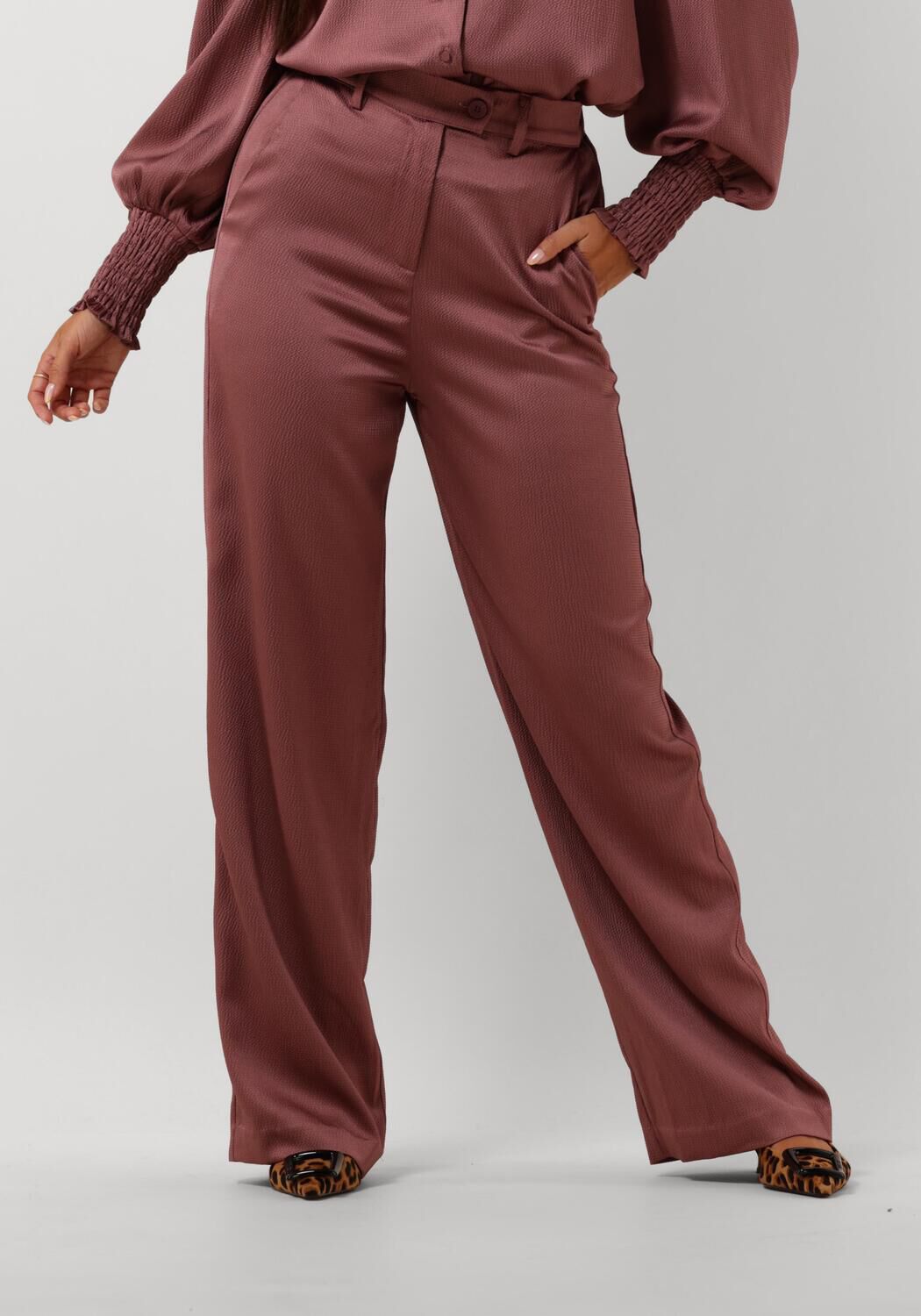 Amaya Amsterdam Pantalon Dames Bellini Pants, Maat: L, Kleur: Paars