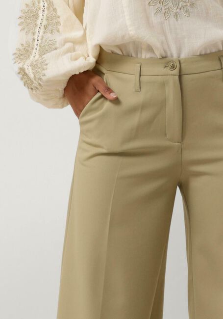 Groene SUMMUM Wijde broek TROUWSERS WIDE LEGS SOFT FOAM - large