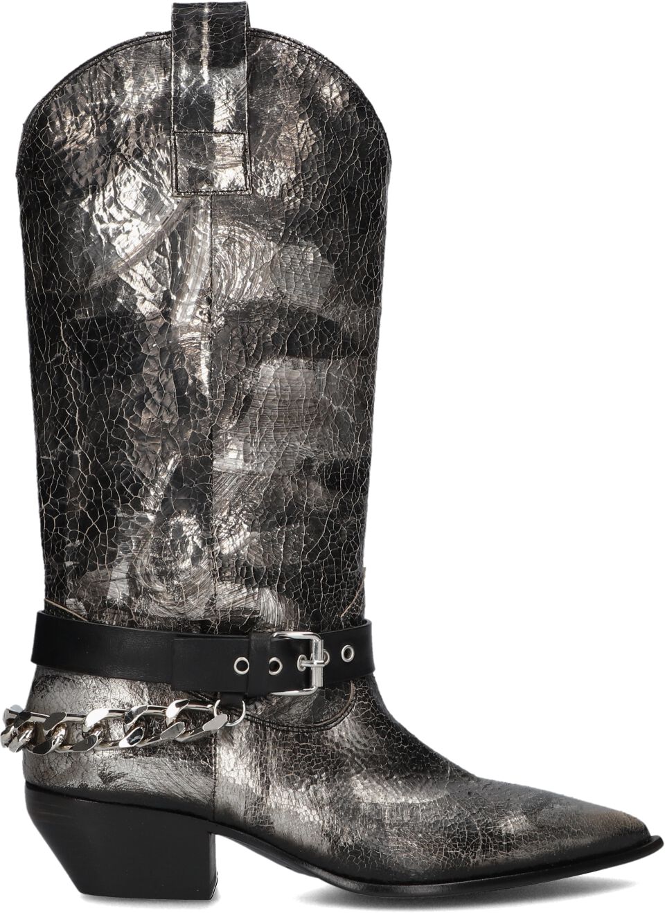 Elena Iachi Cowboylaarzen Dames E3948, Maat: 39, Materiaal: Leer, Kleur: Taupe