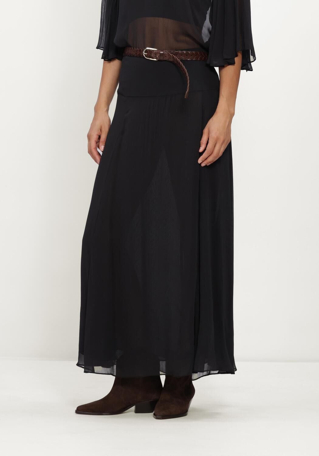 Zwarte ISABEL MARANT Maxirok FRAN - large