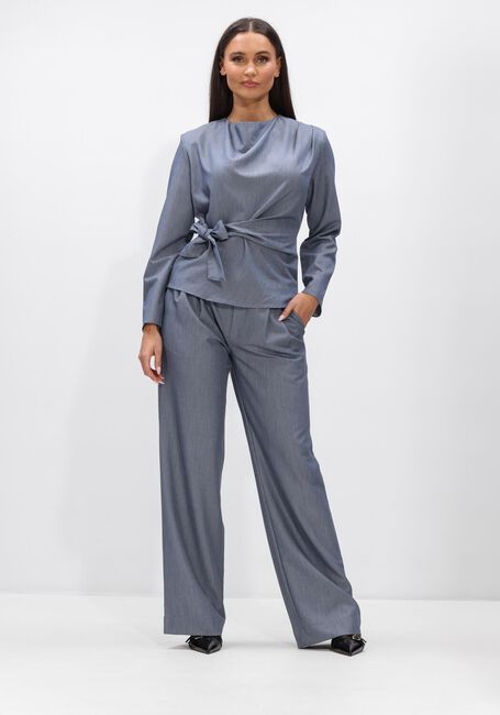 Blauwe CO'COUTURE Blouses TENGA PLEAT BLOUSE - large