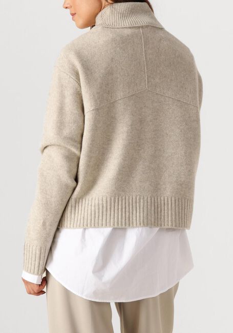 Beige CLOSED Trui ROLLNECK CARDIGAN - large