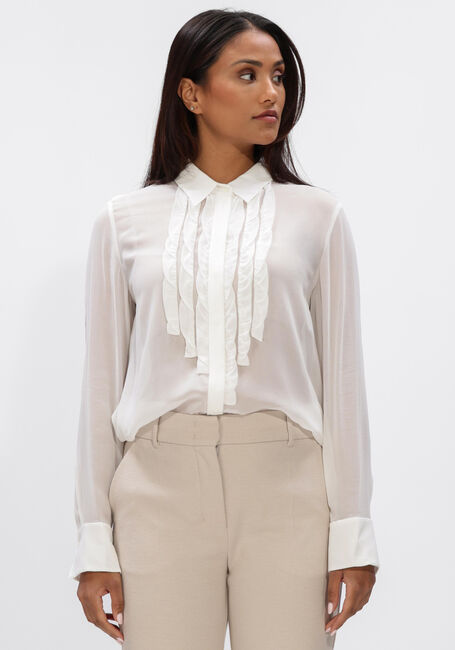 Witte DOROTHEE SCHUMACHER Blouses SHEER TWIST BLOUSE - large