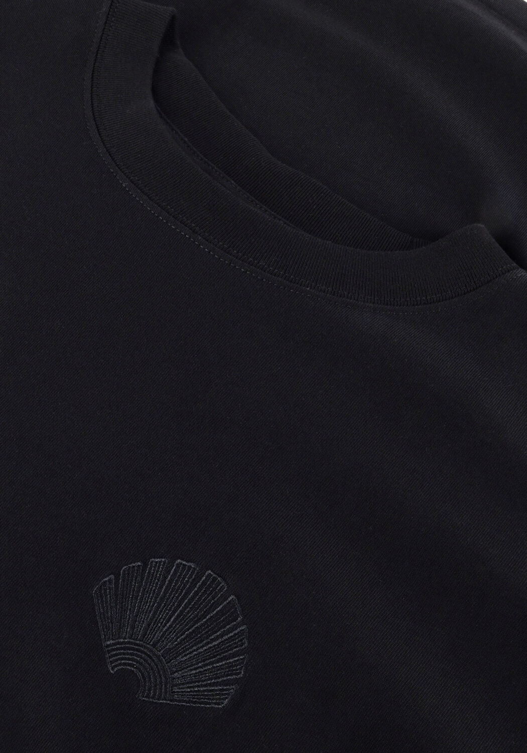 Zwarte NEW AMSTERDAM SURF ASSOCIATION T-shirt CHOP TEE BLACK - large