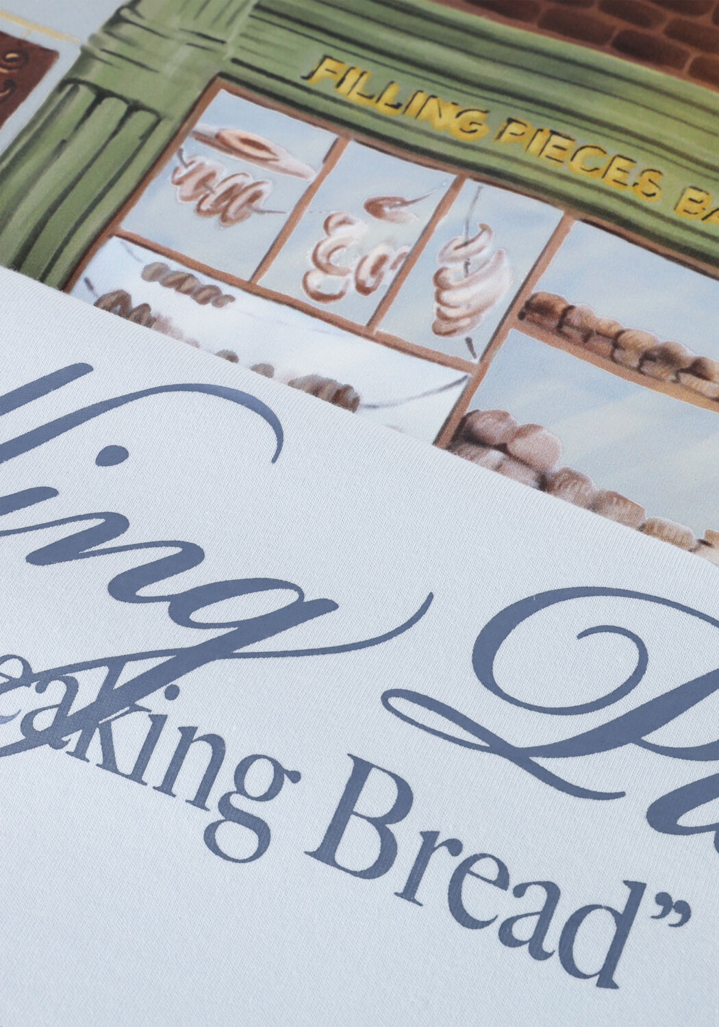 Lichtblauwe FILLING PIECES T-shirt T-SHIRT BAKERY - large