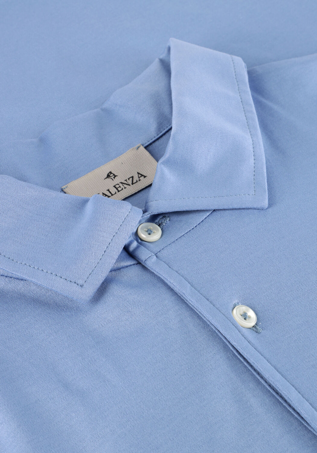 Lichtblauwe VALENZA Polo SUPIMA POLO SCHILLER COLLAR S/S - large