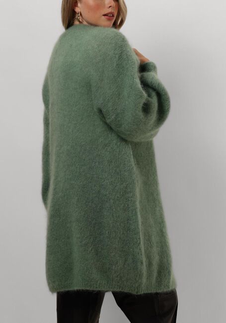 Groene AMERICAN DREAMS Vest LEE MIDI CARDIGAN - large