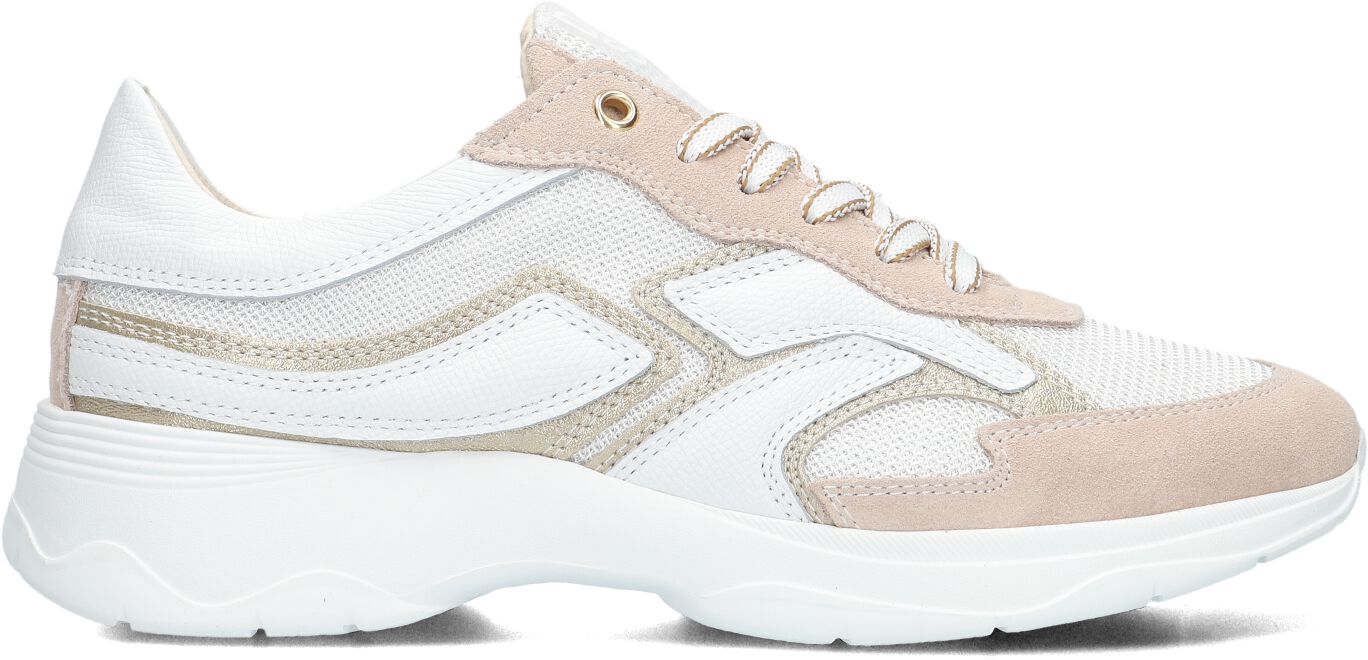 DL Sport Lage Sneakers Dames 6540, Maat: 35, Materiaal: Textiel, Kleur: Beige