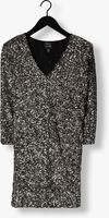 Zilveren ACCESS Mini jurk SEQUIN MINI DRESS WITH V NECKLIN - medium