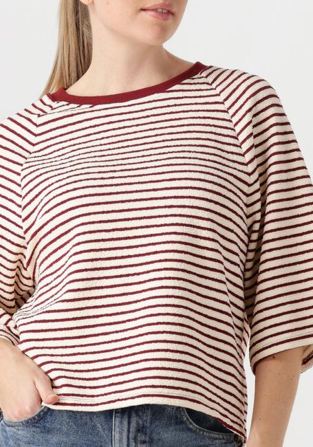 Bordeaux CO'COUTURE T-shirt ERINCC STRIPE TEE - large
