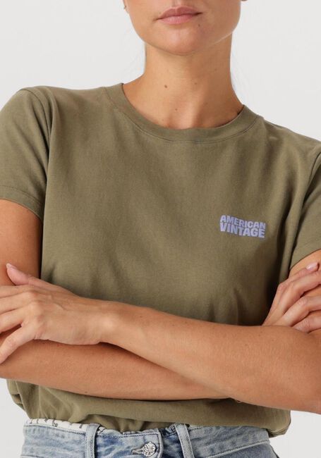 Olijf AMERICAN VINTAGE T-shirt YKOBOW - large