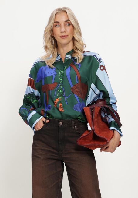 Groene DOROTHEE SCHUMACHER Blouses COSMIC FUNGHI BLOUSE - large