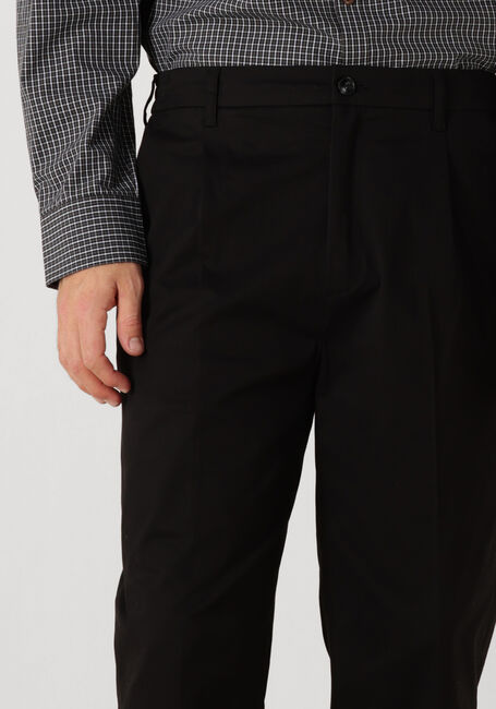 Zwarte OLAF HUSSEIN Pantalon REGULART PLEATED PANT - large