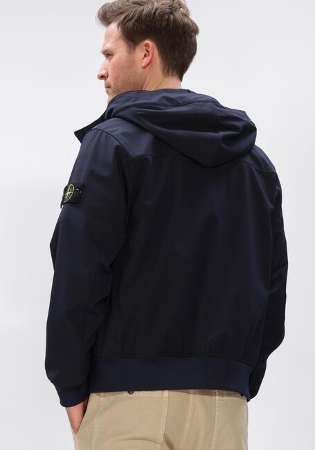 Donkerblauwe STONE ISLAND Jack SHORT PARKA S0A22 - large