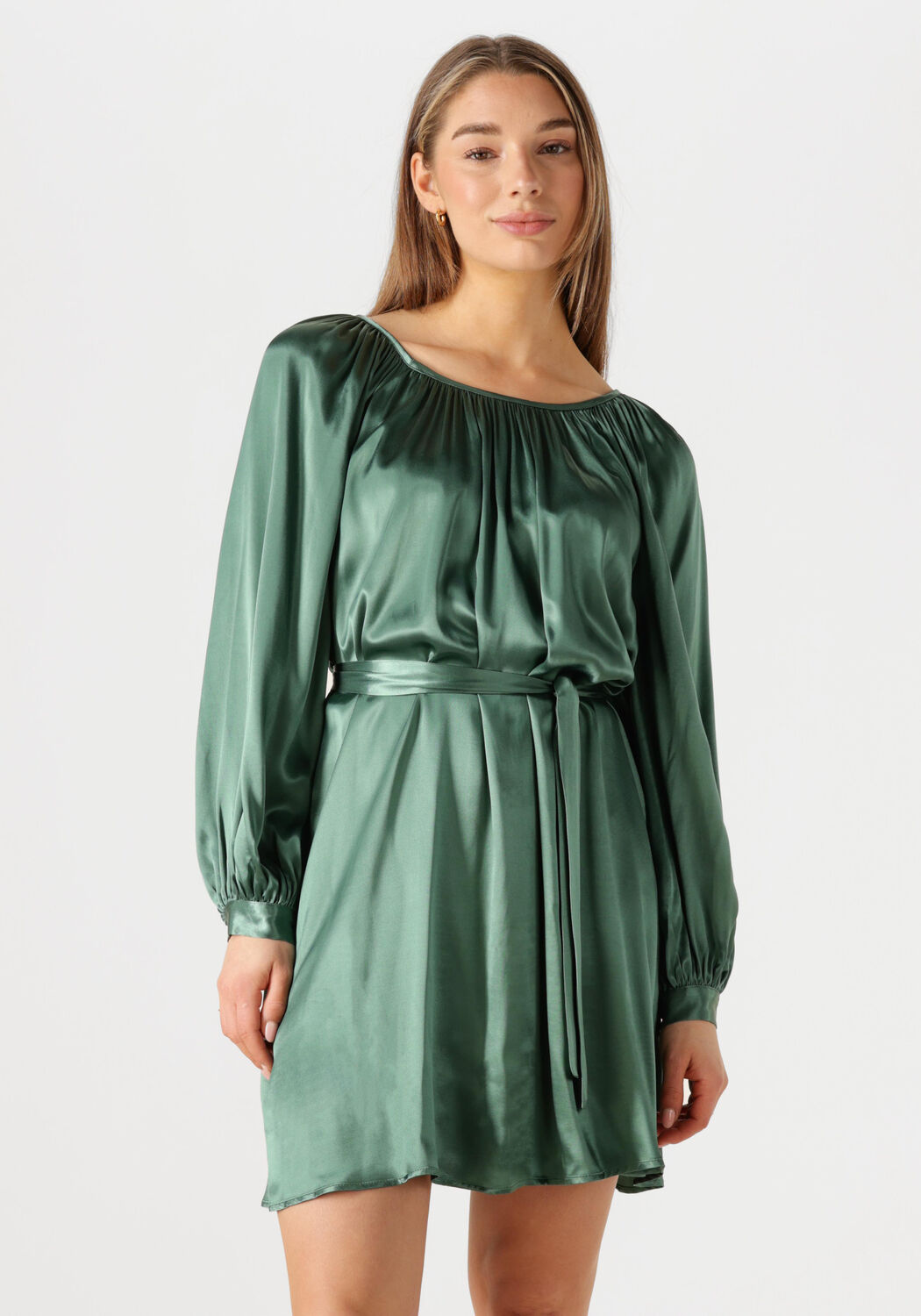 Greek Archaic Kori Mini Jurk Dames 130802, Maat: M, Kleur: Groen afbeelding 1