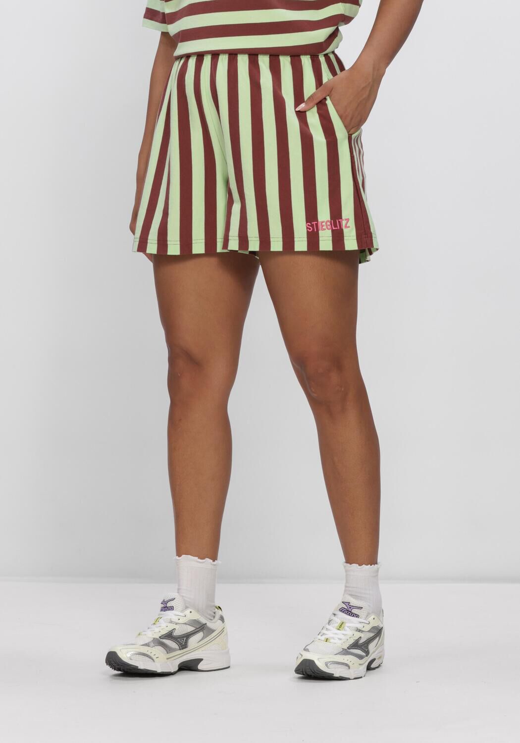 Groene STIEGLITZ Korte broek JOANA SHORTS - large