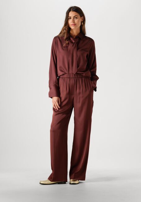 Bruine SECOND FEMALE Blouses LIVO CLASSIC SHIRT - large