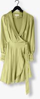 Groene NOTRE-V Mini jurk NV-DORIS SATIN DRESS  - medium