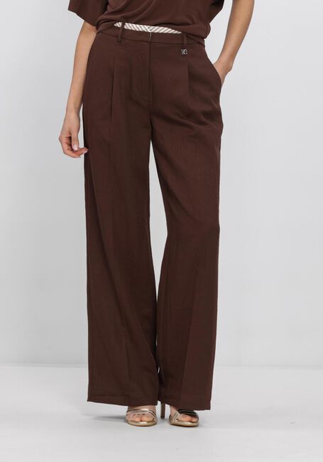 Bruine DANTE6 Wijde broek KENILA WIDE LEG PANTS - large