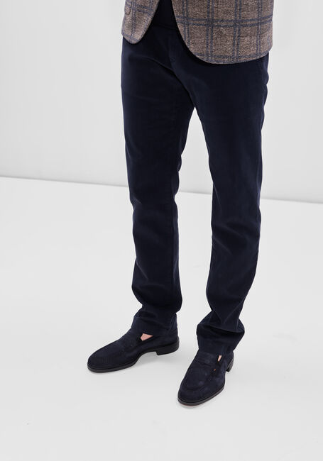 Donkerblauwe JACOB COHEN Chino PANTALONE SLIM FIT BOBBY - large