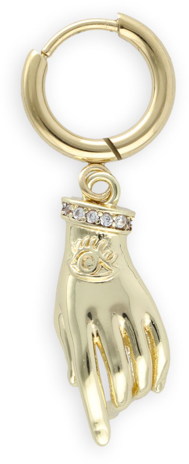 Bonnie Studios Dames Hand Pendant, Materiaal: Stainless steel, Kleur: Goudkleurig afbeelding 1
