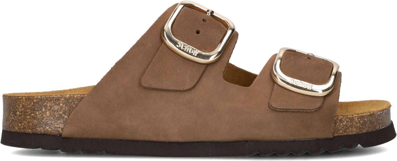Scholl Slippers
Dames Noelle Nub, Maat: 37, Materiaal: Leer, Kleur: Bruin