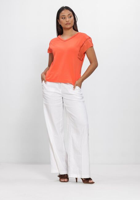 Witte CAMBIO Wijde broek ADRIENNE - large