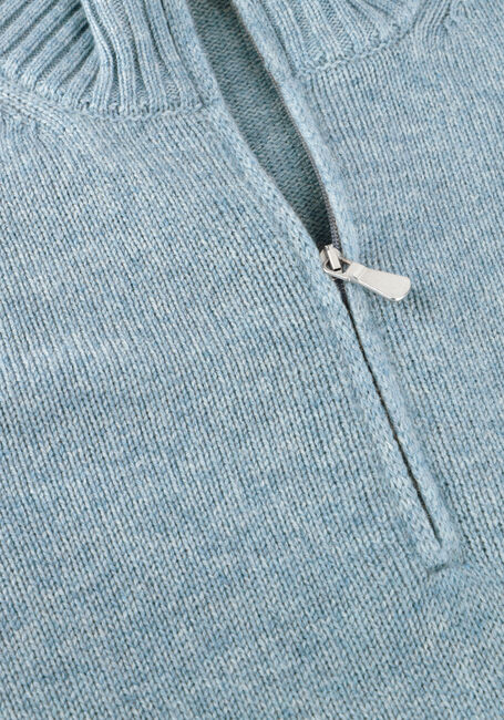 Lichtblauwe GRAN SASSO Trui MOCK ZIP - large