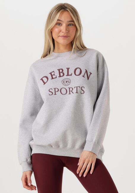Lichtgrijze DEBLON SPORTS Sweater LILOU SWEATER - large